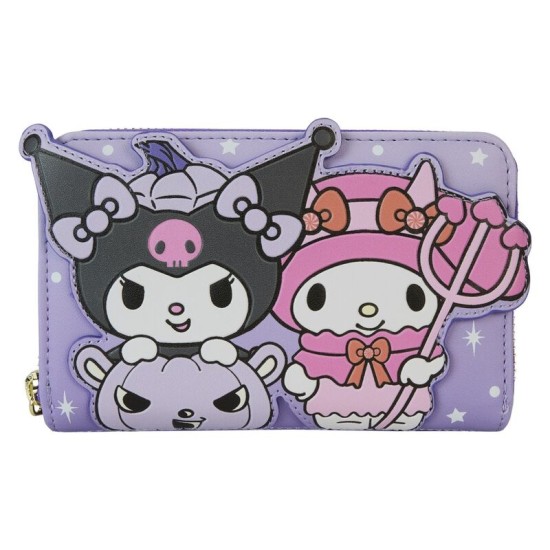 Loungefly Sanrio Hello Kitty Wallet 15 x 10cm - Kuromi Pumpkin - Naudas maks