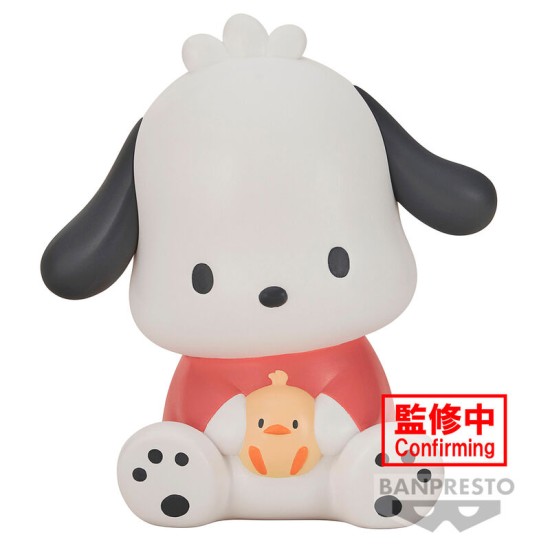 Banpresto Sanrio Characters Hello Kitty Sofvimates Figure 11cm - Pochacco - Plastmasas figūriņa