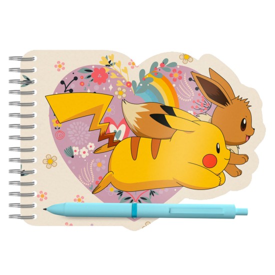 CYP Brands Pokemon Flowers Notebook / Pen Set - Komplekts klade / pildspalva