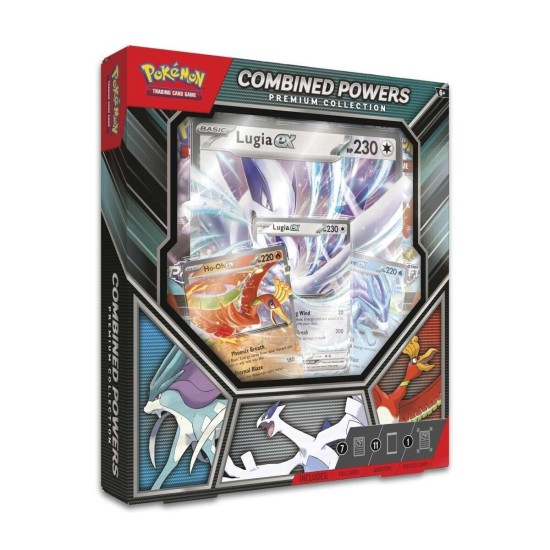 Pokemon Super Card Game TCG Trading Cards - Combined Powers Premium Collection Lugia Ho-Oh EN - Kāršu spēle