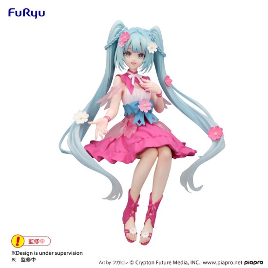 Furyu Hatsune Miku Noodle Stopper Ver. Flower Fairy Cosmos Figure 14cm - Hatsune Miku - Plastmasas figūriņa