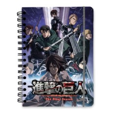 Grupo Erik Attack on Titan A5 Notebook 21 x 13cm