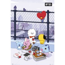 Grupo Erik BT21 Poster Maxi 91.5 x 61 cm - Azotea