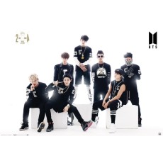 Grupo Erik BTS Poster Maxi 91.5 x 61 cm - Black and White