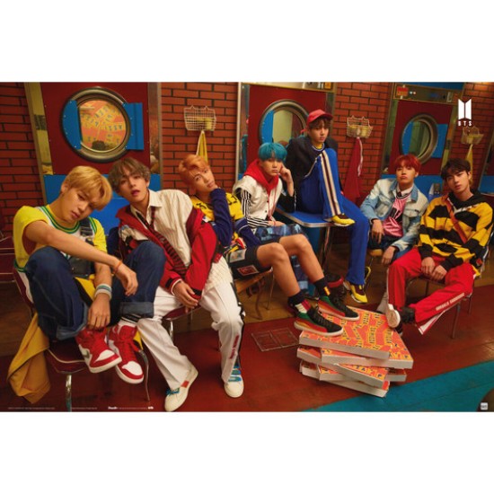 Grupo Erik BTS Poster Maxi 91.5 x 61 cm - Pizza - Plakāts