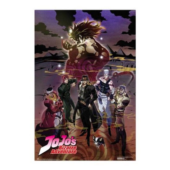 Grupo Erik Jojo's Bizzare Adventure Poster Maxi 91.5 x 61 cm - Group - Plakāts