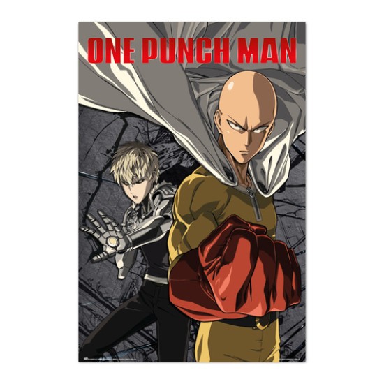 Grupo Erik One-Punch Man Poster Maxi 91.5 x 61 cm - Saitama and Genos - Plakāts