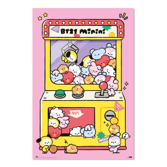 Grupo Erik BT21 Poster Maxi 91.5 x 61 cm - Arcade Machine - Plakāts