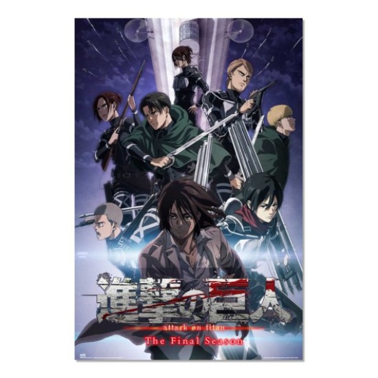 Grupo Erik Attack on Titan Poster Maxi 91.5 x 61 cm - The Final Season - Plakāts