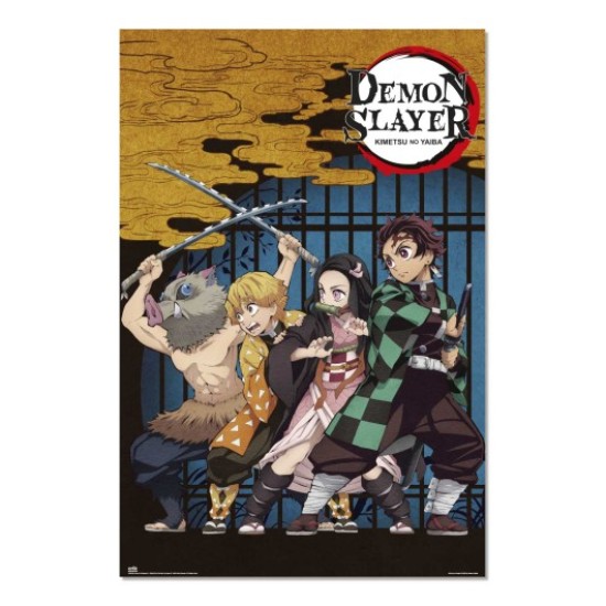 Grupo Erik Demon Slayer Poster Maxi 91.5 x 61 cm - Drum Mansion - Plakāts