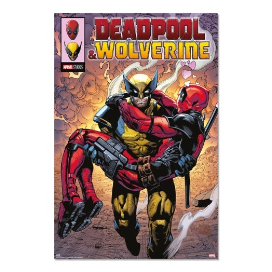 Grupo Erik Marvel Deadpool Poster Maxi 91.5 x 61 cm - Deadpool and Wolverine - Plakāts