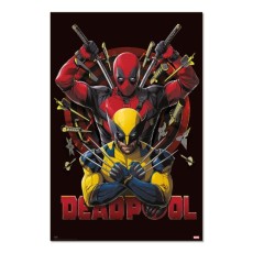 Grupo Erik Marvel Deadpool Poster Maxi 91.5 x 61 cm - Deadpool and Wolverine 2