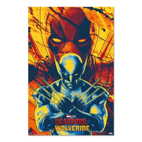 Grupo Erik Marvel Deadpool Poster Maxi 91.5 x 61 cm - Deadpool and Wolverine 3 - Plakāts