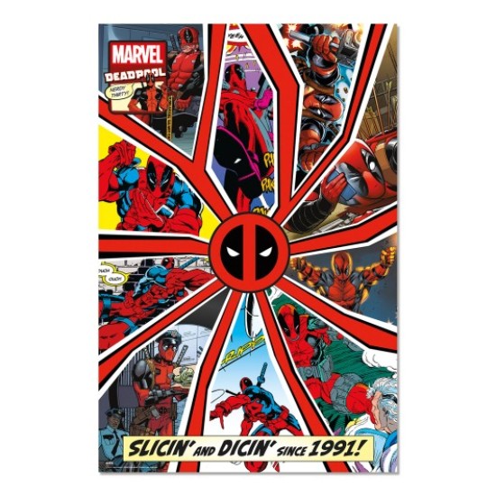 Grupo Erik Marvel Deadpool Poster Maxi 91.5 x 61 cm - Comic Cover 30 Years - Plakāts