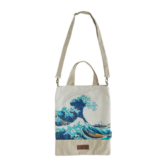 Grupo Erik Kanagawa Hokusai Tote Shopping Bag 28 x 40 cm - The Great Wawe - Iepirkumu soma