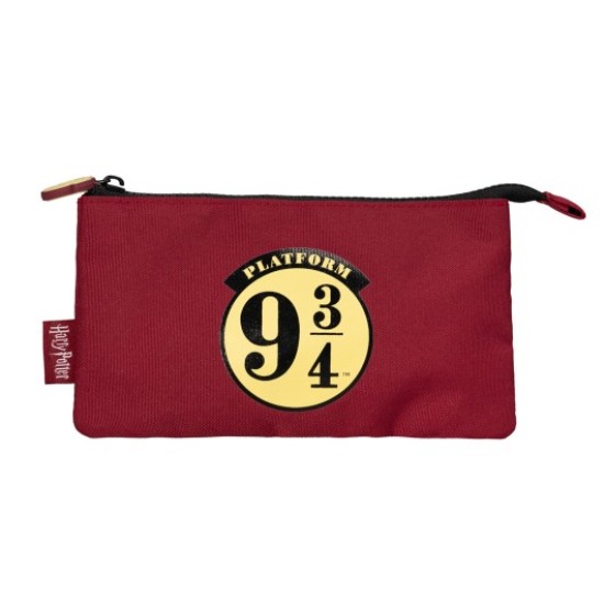 Grupo Erik Harry Potter 9 3/4 Triple Pencil Case 22 x 13 x 3cm - Penālis ar trīs nodalījumiem