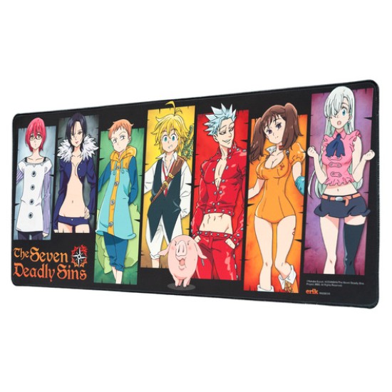 Grupo Erik The Seven Deadly Sins XL Gaming Mousepad 80 x 35 cm - Peles paliktnis