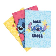 Grupo Erik Disney Stitch A5 Notebook 22 x 16cm (3.pcs)