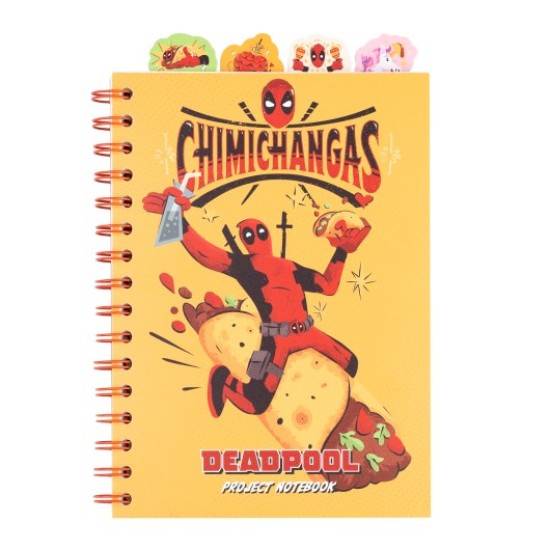 Grupo Erik Marvel Deadpool Project A5 Notebook 21 x 15cm - Klade