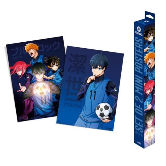 Grupo Erik Blue Lock Poster Chibi Set (2 pcs.) 52 x 38 cm - Divi plakāti