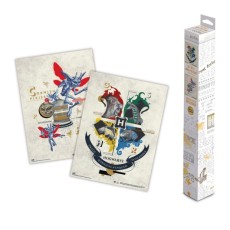 Grupo Erik Harry Potter Poster Chibi Set (2 pcs.) 52 x 38 cm