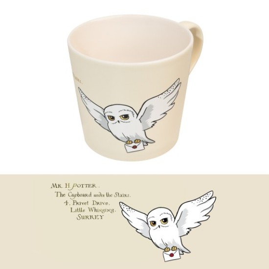 Grupo Erik Harry Potter Premium Ceramic Mug 450ml - Hedwig - Krūze