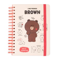 Grupo Erik BT21 Friends Line A5 Notebook 26 x 23cm - Блокнот