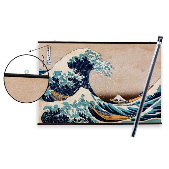 Grupo Erik Asian Art Hanger Pack with Poster - The Big Wave off Kanagawa - Piekarināms plakāts