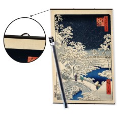 Grupo Erik Asian Art Hanger Pack with Poster - The Drum Bridge and Meguro Sunset Hill - Подвешиваемый плакат 