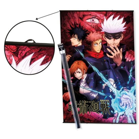 Grupo Erik Jujutsu Kaisen Hanger Pack with Poster - Piekarināms plakāts