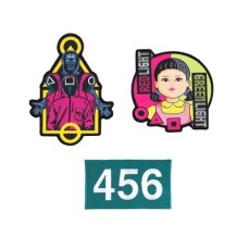 Grupo Erik Squid Game Heat Sticking Patches (3.pcs) - Нашивка