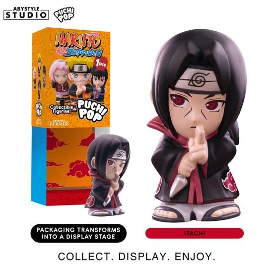 ABYstyle Naruto Shippuden PuchiPop Soft Vinyl Blind Box Figure 5cm (1.pcs) - Plastmasas figūriņa