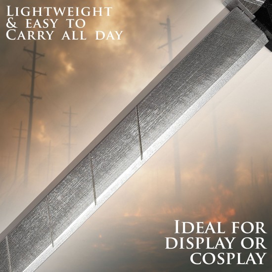 Attack on Titan Wooden Katana Semi Blade Sword - Wooden Version 100cm