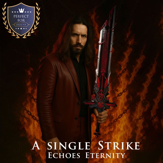 Genshin Impact Fiberglass Sword of Diluc - Wolf's Gravestone Sword 114cm - Katana