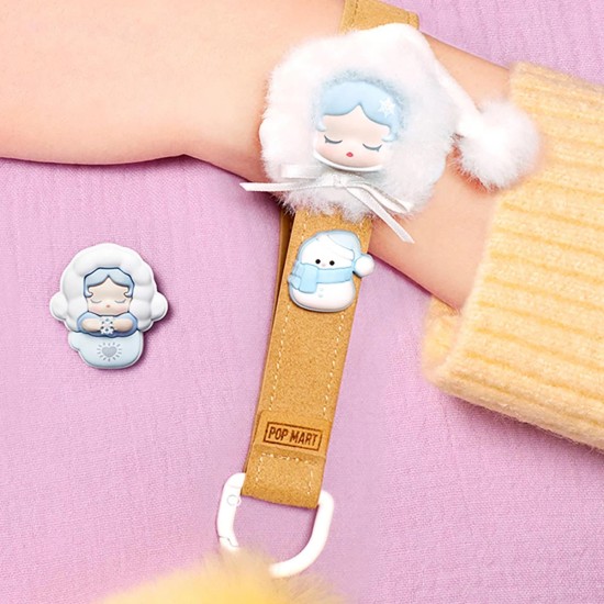 Pop Mart Pop Bean Fluffy & Cozy Series-Decorative Blind Box Charm - Piekarināms aksesuārs / Somas piekariņš