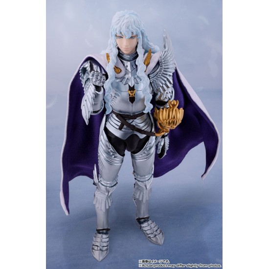 Tamashii Nations Berserk S.H. Figuarts Action Figure 15cm - Griffith (Hawk of Light) - Plastmasas figūriņa