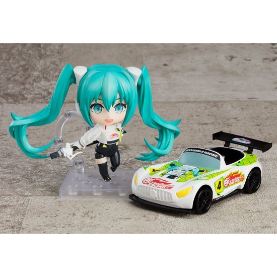 Good Smile Company Hatsune Miku GT Project Ver. 2022 Nendoroid Action Figure 10cm - Racing Miku - Plastmasas figūriņa