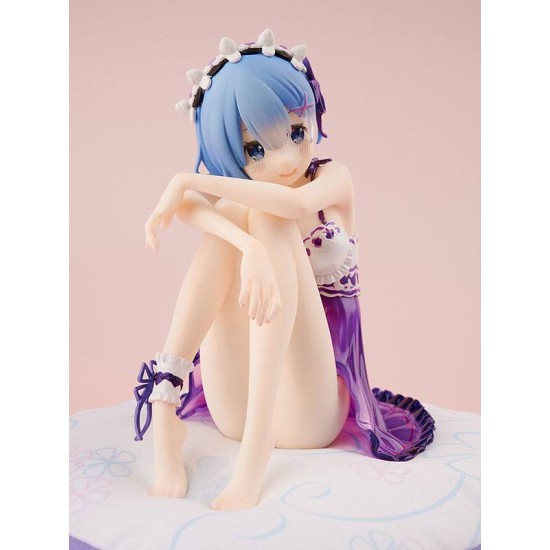 Kadokawa Re:Zero Starting Life in Another World 1/7 Ver. Purple Lingerie Figure 17cm - Rem Birthday - Plastmasas figūriņa