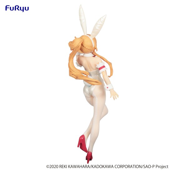 Furyu Sword Art Online BiCute Bunnies ver. Color Figure 30cm - Asuna White Pearl - Plastmasas figūriņa