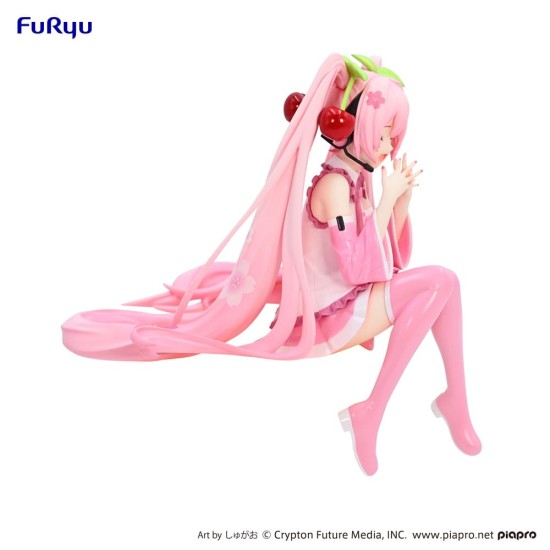 Furyu Hatsune Miku Noodle Ver. Smile Figure 12cm - Sakura Miku 2023 - Plastmasas figūriņa