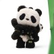 Pop Mart Skullpanda Lazy Panda Vinyl / Plush Pendant - Vinila / plīša atslēgu piekariņš
