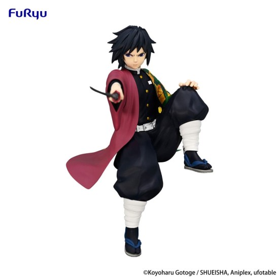 Furyu Demon Slayer Kimetsu no Yaiba Noodle Stopper Figure 14cm - Giyu Tomioka - Plastmasas figūriņa