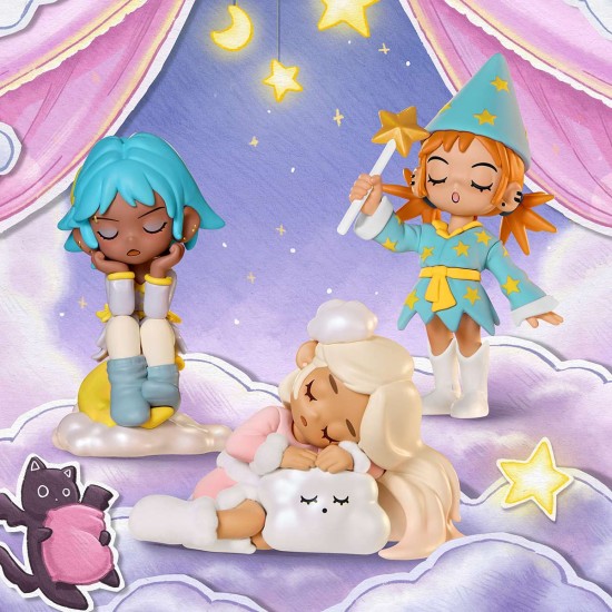Pop Mart Lil Peach Riot Sleepover Blind Box Figure - Plastmasas figūriņa