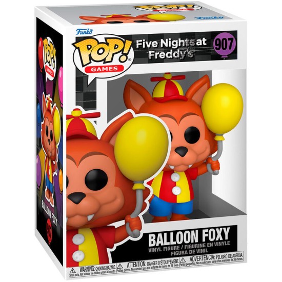 Funko POP! Five Nights at Freddy's Figure 9cm - Balloon Foxy (907) - Vinila figūriņa