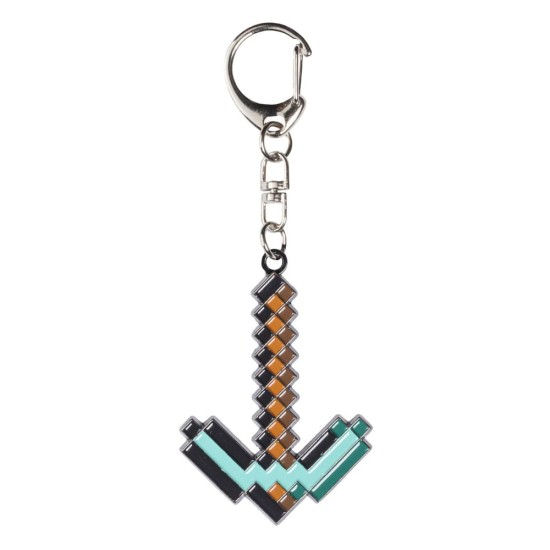 PMI Minecraft Metal Keychain - Pickaxe - Atslēgu piekariņš