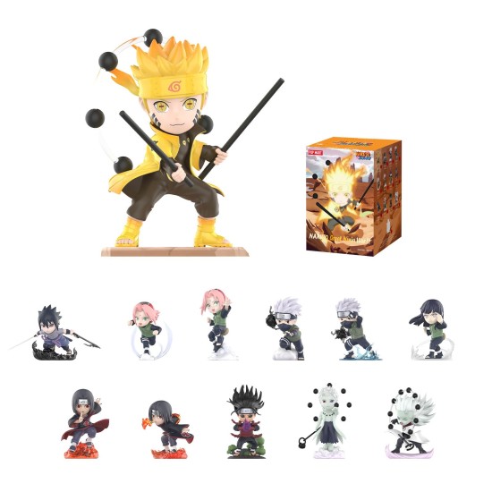 PopMart Naruto Ninkai Taisen Series Blind Box Random Figure - Plastmasas figūriņa