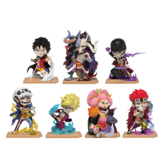 Mighty Jaxx One Piece Blind Box Series 7 (Freeny's Hidden Dissectibles) Random Figure - Plastmasas figūriņa