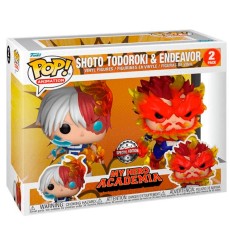 Funko POP! My Hero Academia (2 pack) Figure 9cm - Shoto Todoroki & Endeavor Exclusive - Vinila figūriņa