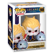 Funko POP! League of Legends Arcane Figure 9cm - Arcane Heimerdinger with Poro (1605) - Vinila figūriņa