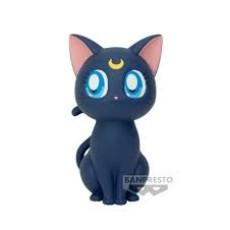 Banpresto Pretty Guardian Sailor Moon Cosmos the Movie Sofvimates Figure 15cm - Luna - Plastic figure